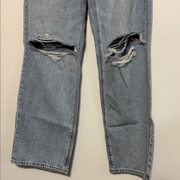 American Eagle AE Strigid Ripped High-Waisted Stovepipe Jeans NWT - Picture 5 of 10